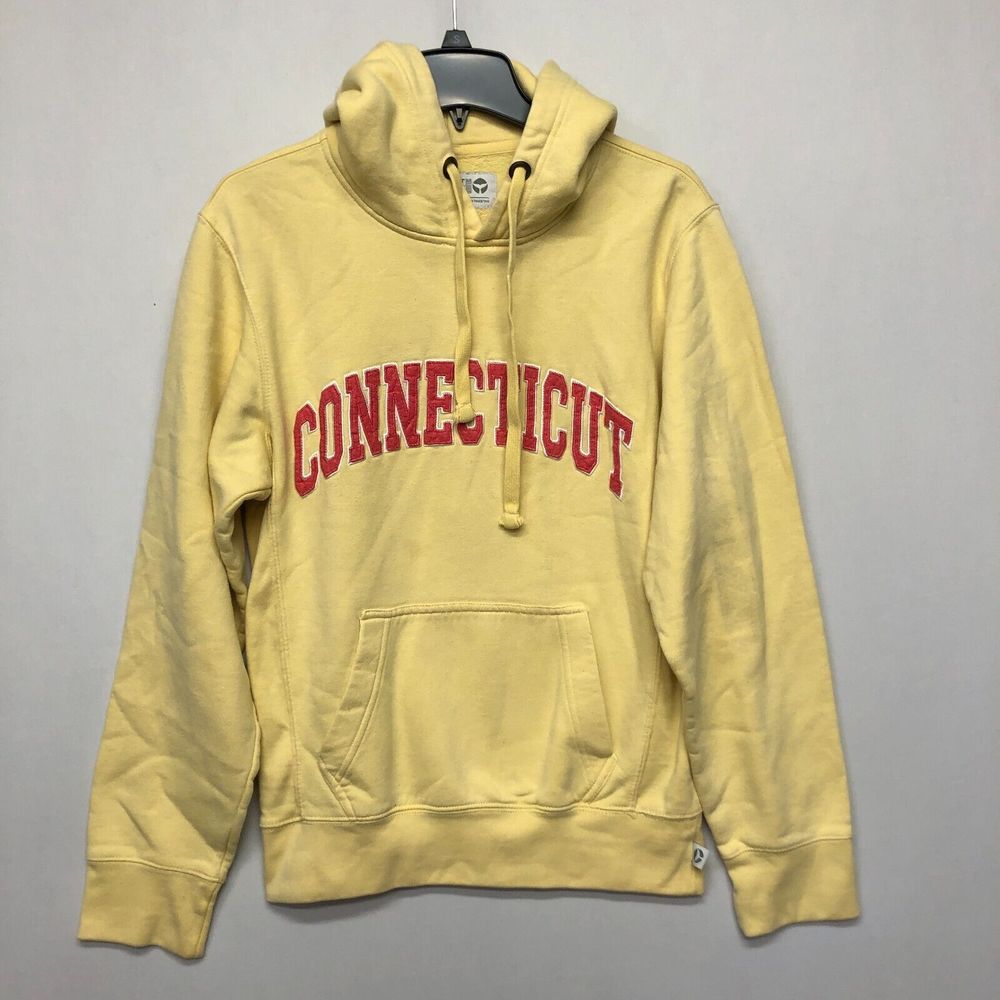 Grey Whale Connecticut Pullover Hoodie Sweatshirt Size Small Yellow B247 -4